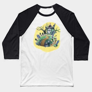 Medievil - Tomb Sketch Baseball T-Shirt